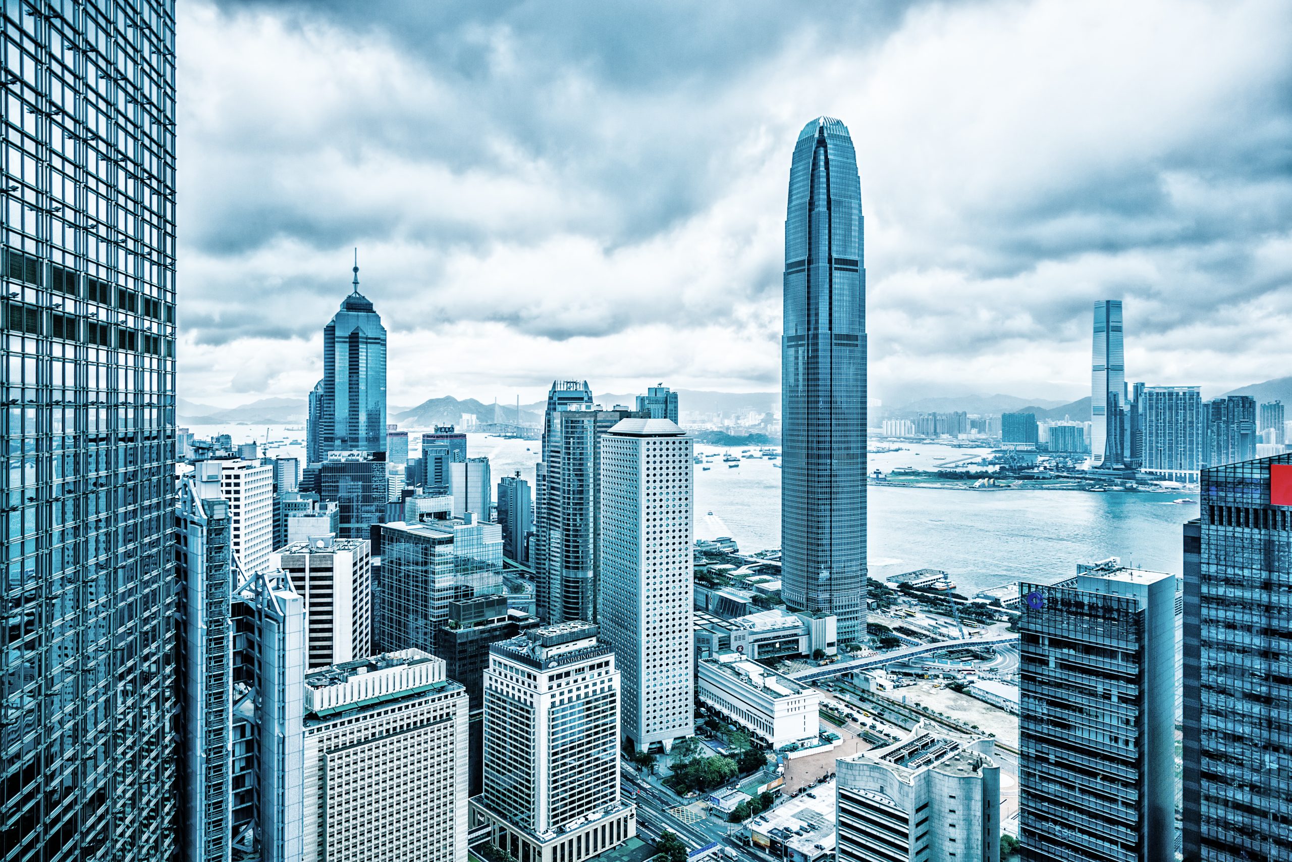 Hong Kong financial district